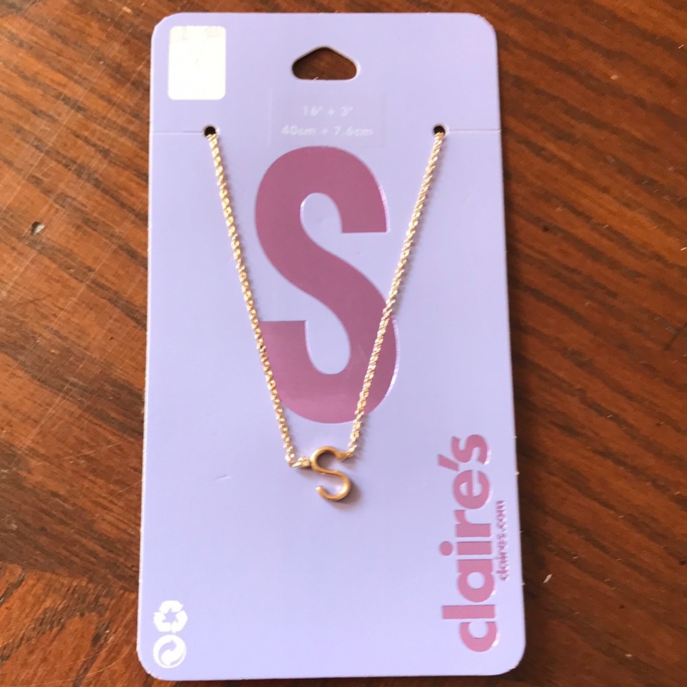 New necklaces women Initial S
